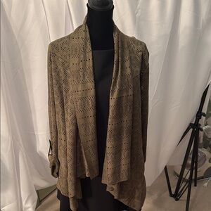 Alberto Makali jacket w/beautiful detailed cutouts